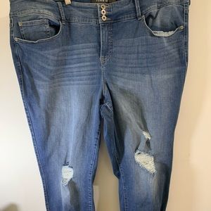 High Waisted 3 Button Torrid Jeans